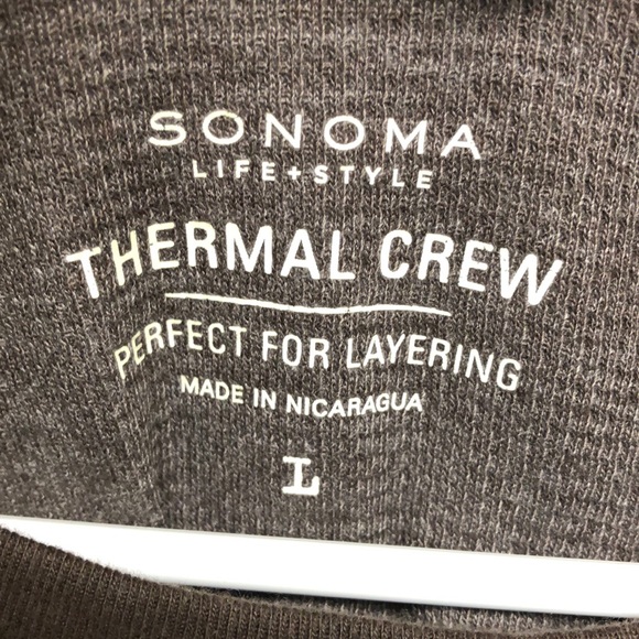 Sonoma Shirts 2 Tone Mens Thermal Poshmark